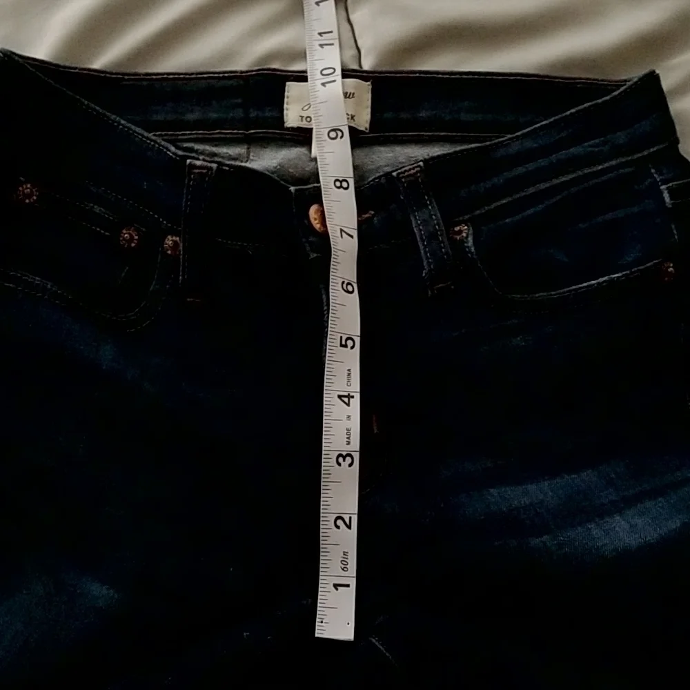 J.Crew Women's Toothpick Dark Wash Jeans